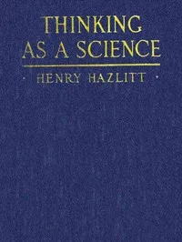Thinking as a Science cover