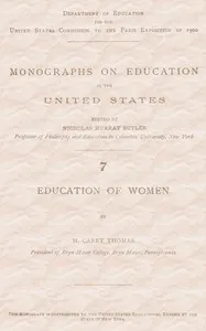 Education of Women — M. Carey (Martha Carey) Thomas cover