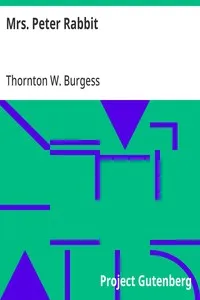 Mrs. Peter Rabbit — Thornton W. (Thornton Waldo) Burgess cover