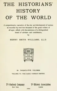 The historians' history of the world in twenty-five volumes, volume 06 : $b the early Roman Empire — Anonymous cover