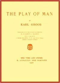 The Play of Man — Karl Groos cover