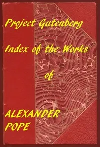 Index of the Project Gutenberg Works of Alexander Pope — Alexander Pope cover