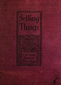 Selling Things — Orison Swett Marden cover