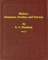 History of Denmark, Sweden, and Norway, Vol. 1 (of 2) cover