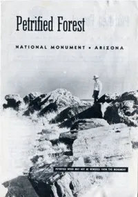 Petrified Forest National Monument (1953) — United States. National Park Service cover