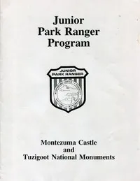 Junior Park Ranger Program: Montezuma Castle and Tuzigoot National Monuments — United States. National Park Service cover