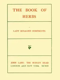The Book of Herbs — Rosalind Northcote cover