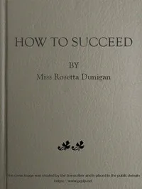 How to Succeed — Rosetta Dunigan cover