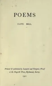 Poems — Clive Bell cover