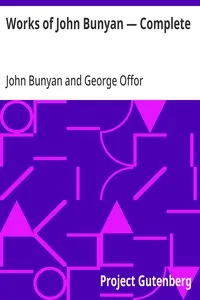 Works of John Bunyan — Complete — John Bunyan cover
