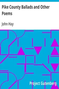 Pike County Ballads and Other Poems — John Hay cover