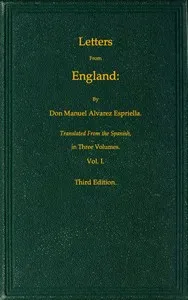 Letters from England, Volume 1 (of 3) — Robert Southey cover