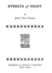 Streets of Night — John Dos Passos cover