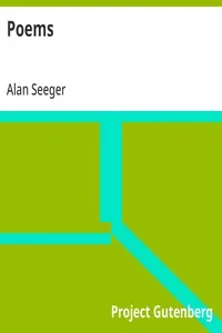 Poems — Alan Seeger cover