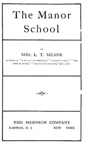 The Manor School — L. T. Meade cover