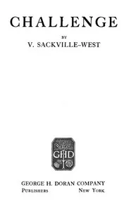Challenge — V. (Victoria) Sackville-West cover