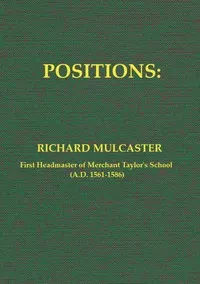 Positions — Richard Mulcaster cover
