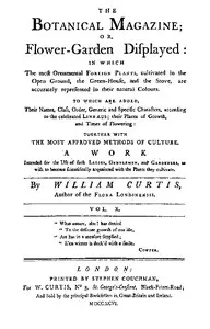 The Botanical Magazine, Vol. 10: Or, Flower-Garden Displayed — William Curtis cover