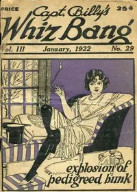 Captain Billy's Whiz Bang, Vol. 3, No. 29, January, 1922: America's Magazine of Wit, Humor and Filosophy — Various cover