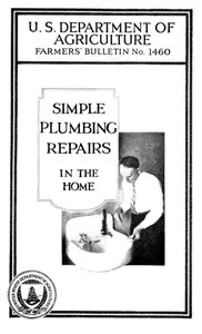 Simple Plumbing Repairs in the Home — George M. (George Milton) Warren cover