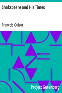 Shakspeare and His Times — François Guizot cover