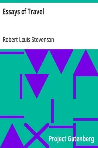 Essays of Travel — Robert Louis Stevenson cover