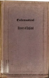 Ecclesiastical History of England, Volume 1—The Church of the Civil Wars — John Stoughton cover