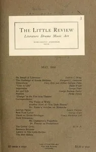 The Little Review, May 1914 (Vol. 1., No. 3) — Various cover