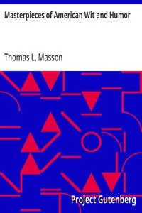 Masterpieces of American Wit and Humor — Anonymous cover