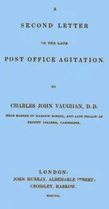 A Second Letter on the late Post Office Agitation — C. J. (Charles John) Vaughan cover