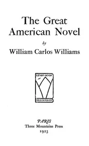 The Great American Novel — William Carlos Williams cover