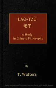 Lao-tzu, A Study in Chinese Philosophy cover