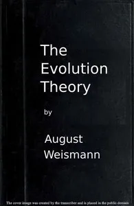 The Evolution Theory, Vol. 1 of 2 cover