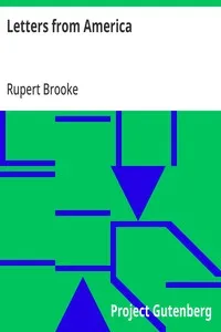 Letters from America — Rupert Brooke cover