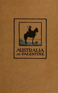 Australia in Palestine — Anonymous cover