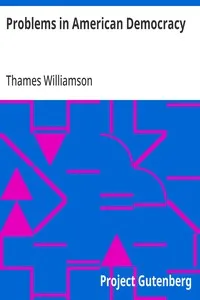 Problems in American Democracy — Thames Williamson cover