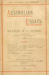 Australian Essays — Francis Adams cover