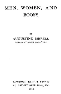 Men, Women, and Books cover