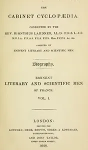 Lives of the most eminent literary and scientific men of France, Vol. 1 (of 2) — Mary Wollstonecraft Shelley cover