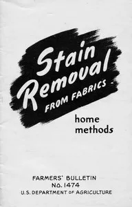 Stain removal from fabrics : $b home methods — Margaret Smith Furry cover