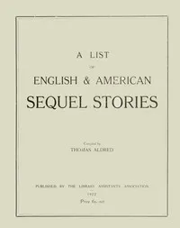 A List of English & American Sequel Stories — Anonymous cover