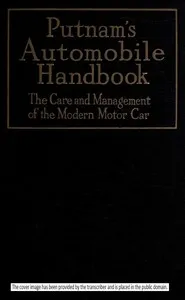 Putnam's Automobile Handbook: The Care and Management of the Modern Motor-Car — H. Clifford (Harry Clifford) Brokaw cover