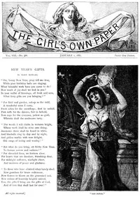 The Girl's Own Paper, Vol. VIII, No. 366, January 1, 1887 — Various cover