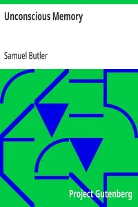 Unconscious Memory — Samuel Butler cover