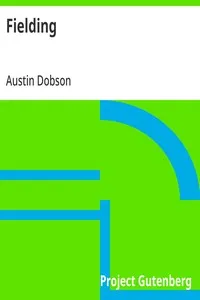 Fielding — Austin Dobson cover