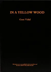 In a Yellow Wood — Gore Vidal cover