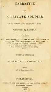 Narrative of a Private Soldier in His Majesty's 92d Regiment of Foot — George Billany cover