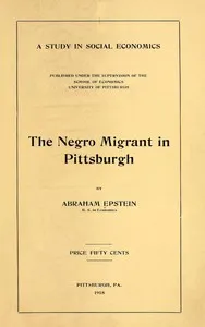 The Negro Migrant in Pittsburgh — Abraham Epstein cover