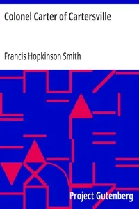 Colonel Carter of Cartersville — Francis Hopkinson Smith cover