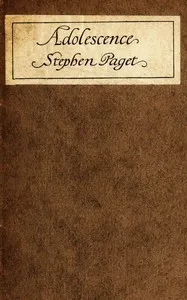 Adolescence — Stephen Paget cover